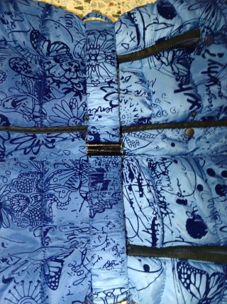 Chaqueta Desigual acolchada azul
