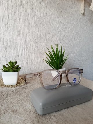 Gafas Anti Luz Azul Carey/Negro Nuevas + Estuche