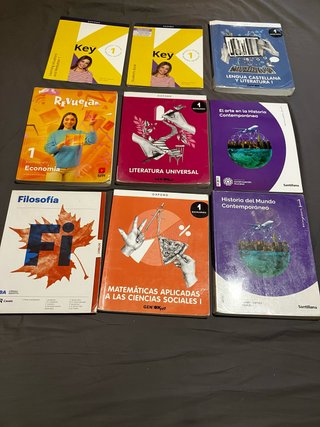 Lote de libros completo de Segundo de Bachillerato