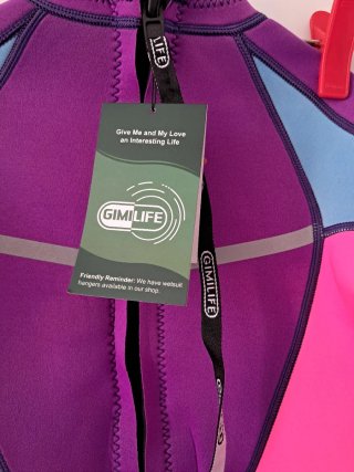 Traje de Neopreno Infantil Morado