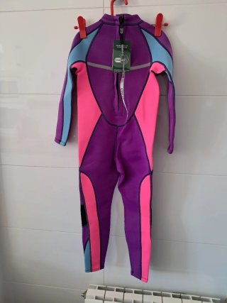 Traje de Neopreno Infantil Morado