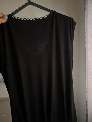 Macacão preto, veste ate L