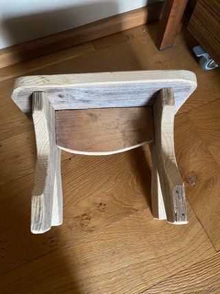 Sgabello in legno grezzo (SG02)