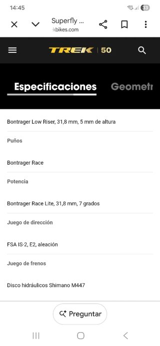 Bicicleta Trek Superfly 5
