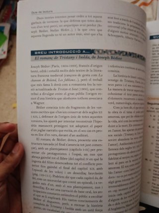 Trajecte, Batxillerat literatura universal : ar...