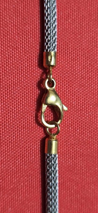 Cadena Tous Malla Acero y Oro