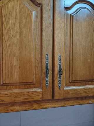 Mueble de cocina madera y metal, para desmontar