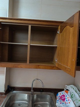 Mueble de cocina madera y metal, para desmontar