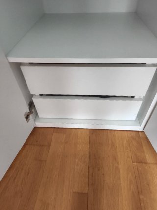 Armario esquinero blanco gran capacidad