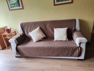 Sofá de 3 plazas beige