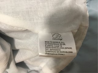 Gorrito bebé verano nube
