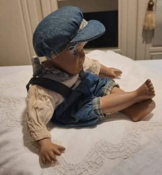Bambola Porcellana Vintage Il Smorfioso