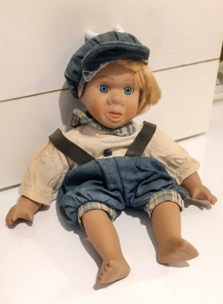 Bambola Porcellana Vintage Il Smorfioso
