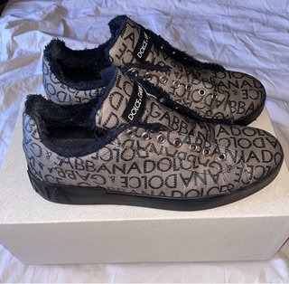 Dolce & Gabbana Logo Print Zapatillas Taglia 44