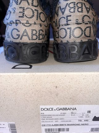 Dolce & Gabbana Logo Print Zapatillas Taglia 44