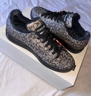 Dolce & Gabbana Logo Print Zapatillas Taglia 44