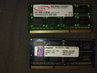 4 Memorie RAM DDR3 CSX, Kingston, Samsung