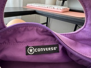 Bolso Converse Morado Vintage
