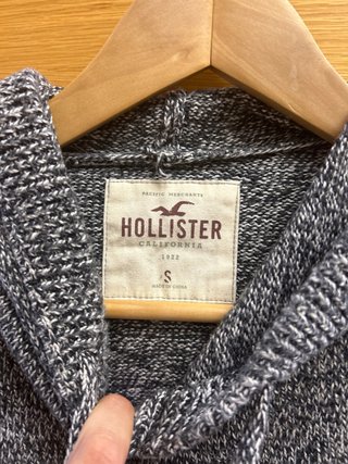 Jersey Hollister Hombre Talla S Gris