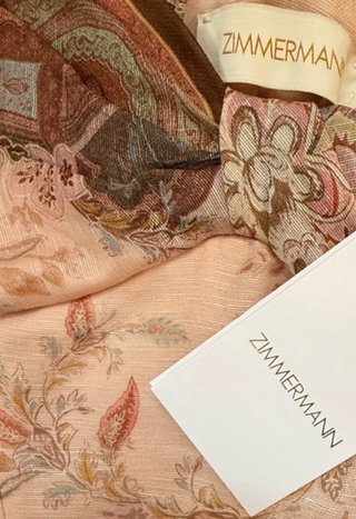 Vestido Zimmermann Alchemy Multicolor