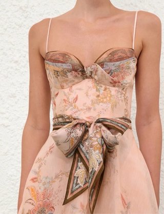 Vestido Zimmermann Alchemy Multicolor