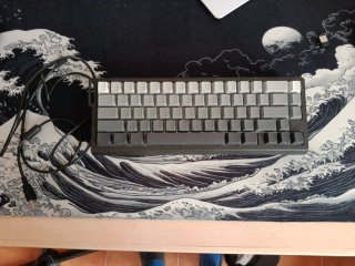 Teclado Attack Shark 68HE Gris y Blanco