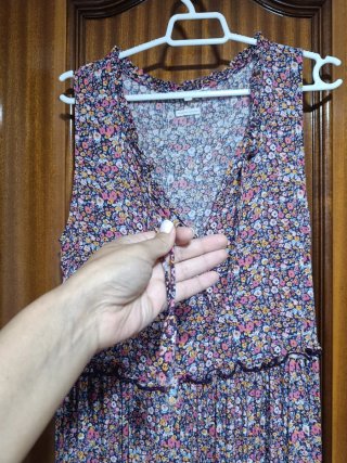 Vestido largo floral