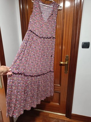 Vestido largo floral
