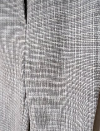 Pantalón Zara Gris Cuadros