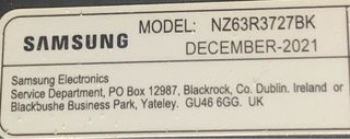 Placa Inducción Samsung Negra (cristal roto)