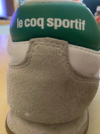 Zapatillas Le Coq Sportif Hombre Blancas y Verdes