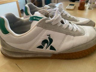 Zapatillas Le Coq Sportif Hombre Blancas y Verdes