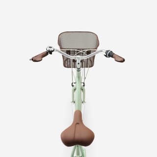 Bicicleta urbana clásica cuadro bajo 28 pulgadas 6 V Elops
