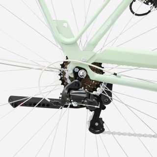 Bicicleta urbana clásica cuadro bajo 28 pulgadas 6 V Elops