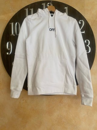 Sudadera OFF. Blanca