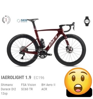 Bicicleta BH Iaerolight 1.9 Talla M