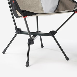 Silla baja plegable y compacta de camping Quechua MH500 L