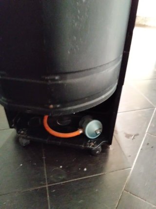 Estufa de gas butano