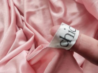 Camicia da notte lunga leggera rosa TG 46