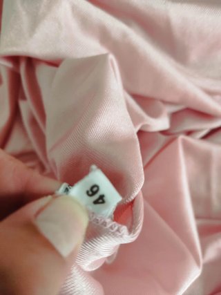 Camicia da notte lunga leggera rosa TG 46