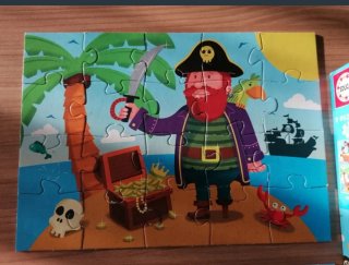 2 Puzzles PIRATAS, 20 pzas