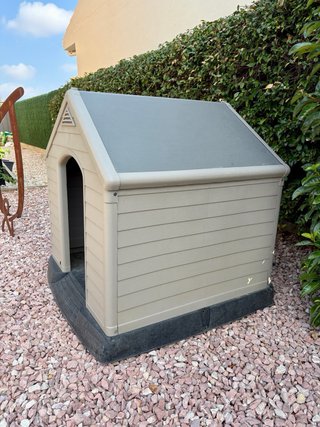 Caseta para Perro Grande Curver Beige 95x99x99