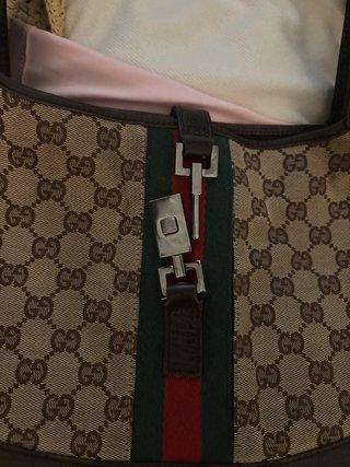 Bolso vintage Gucci marrón multicolor No original)