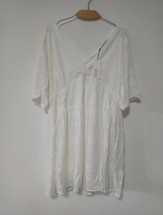 Mini abito pizzo bianco Molly Bracken S