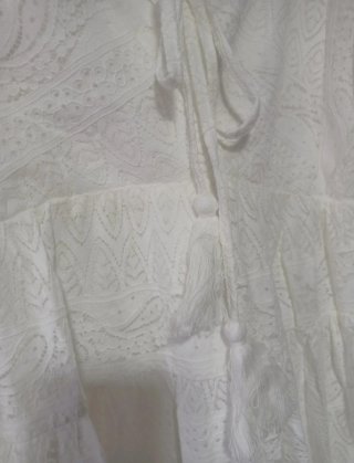 Mini abito pizzo bianco Molly Bracken S