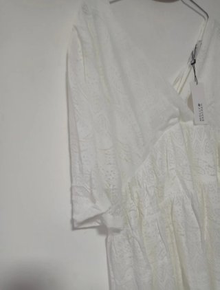 Mini abito pizzo bianco Molly Bracken S