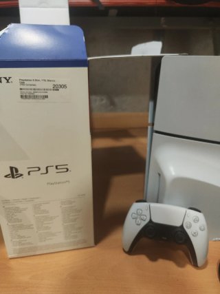 PS5 Slim 1TB Blanca,como nueva +5 años de garantía