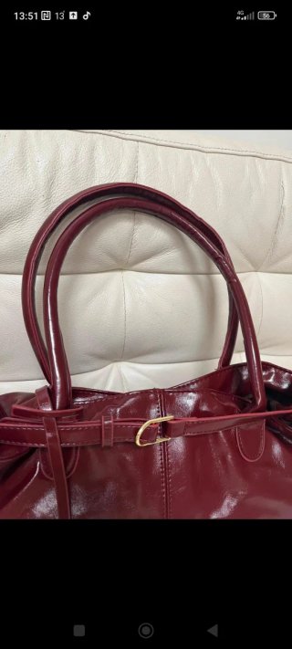 Bolso Burdeos Mujer