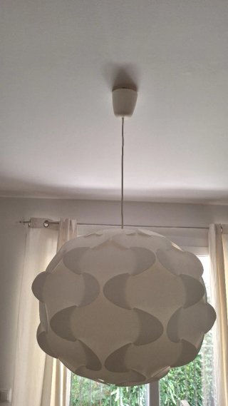 Lámpara colgante blanca Ikea