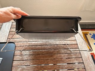 Barbacoa Portátil Plegable Negra